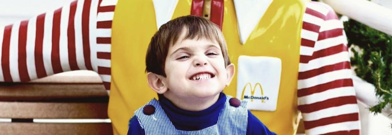 Boy smiling